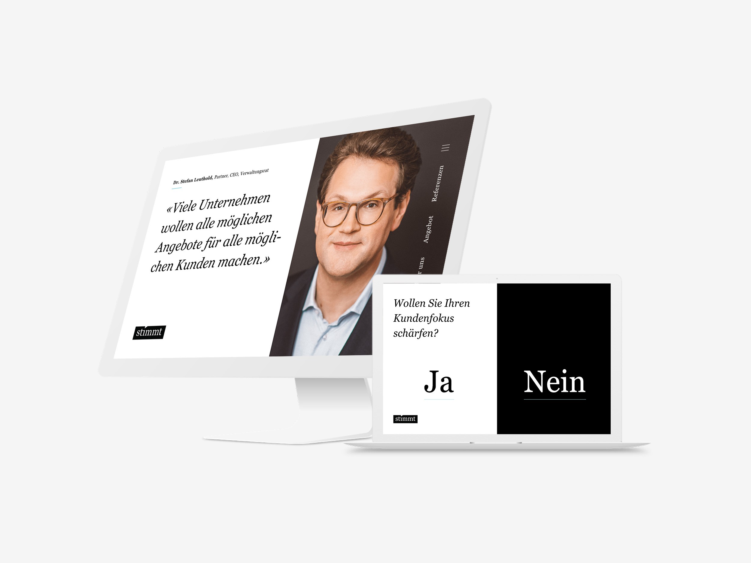 Website mockup