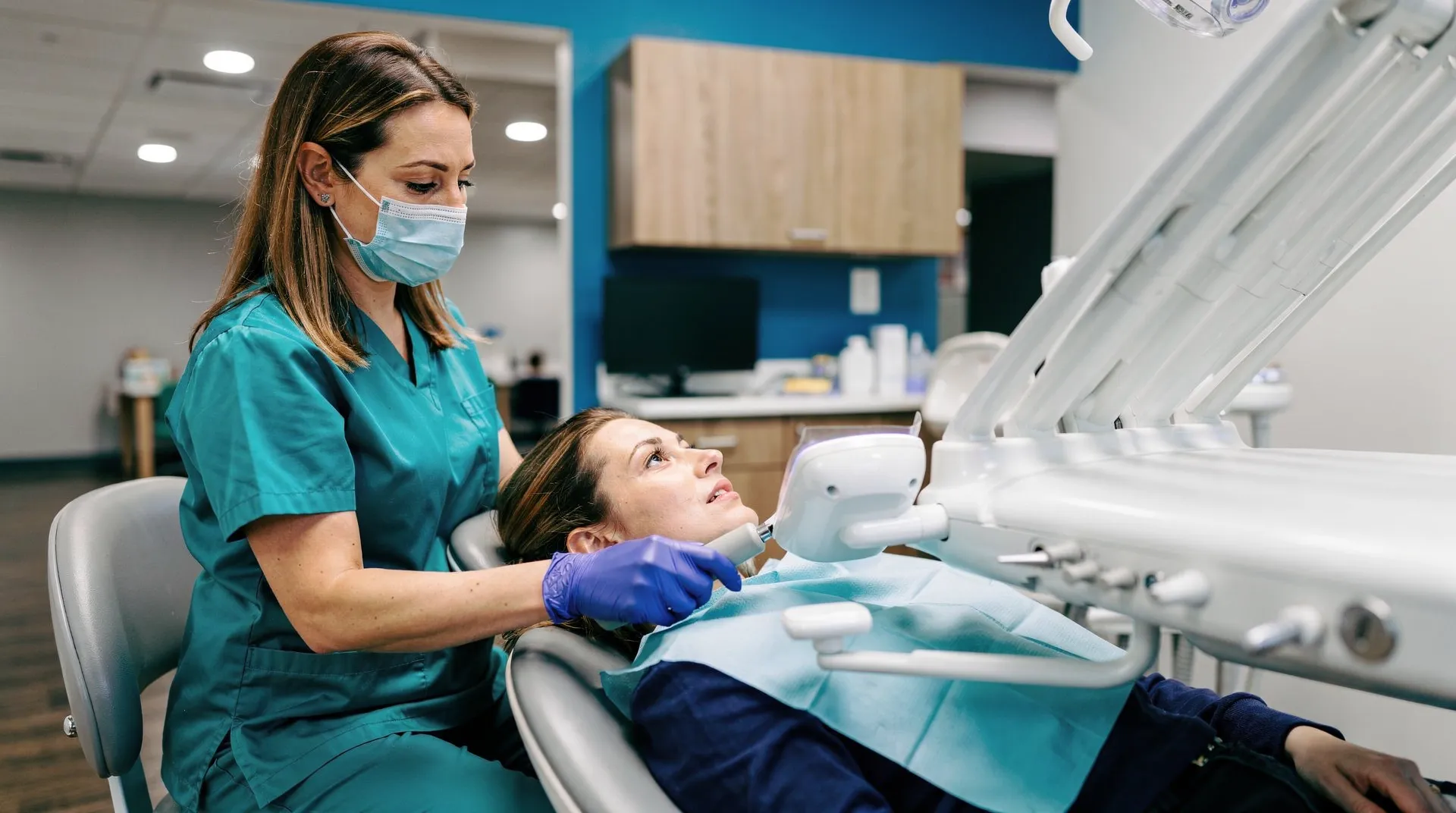 The same-day crown process uses a digital scanner instead of traditional goopy impressions to capture