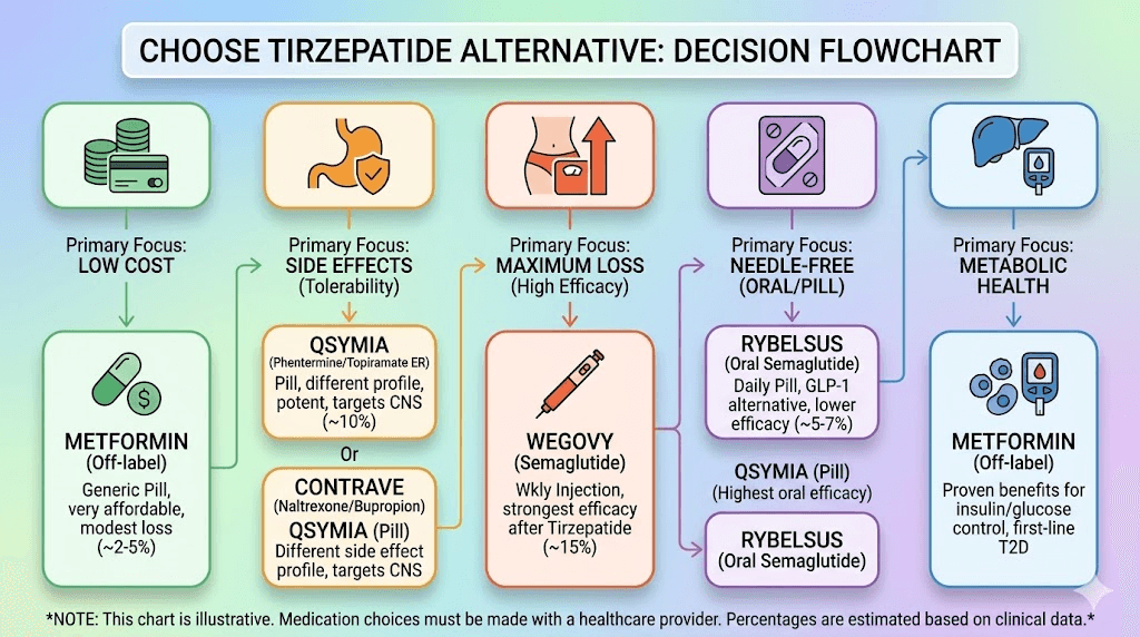 How to choose the best alternative to tirzepatide decision guide