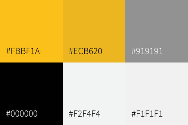 Grace house Brand color palette