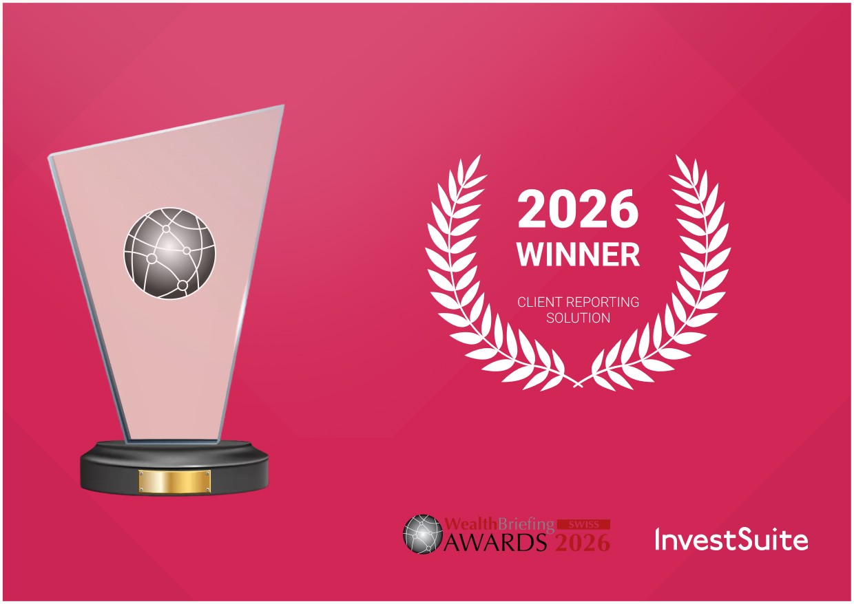 InvestSuite award for best client reporting solution 2026