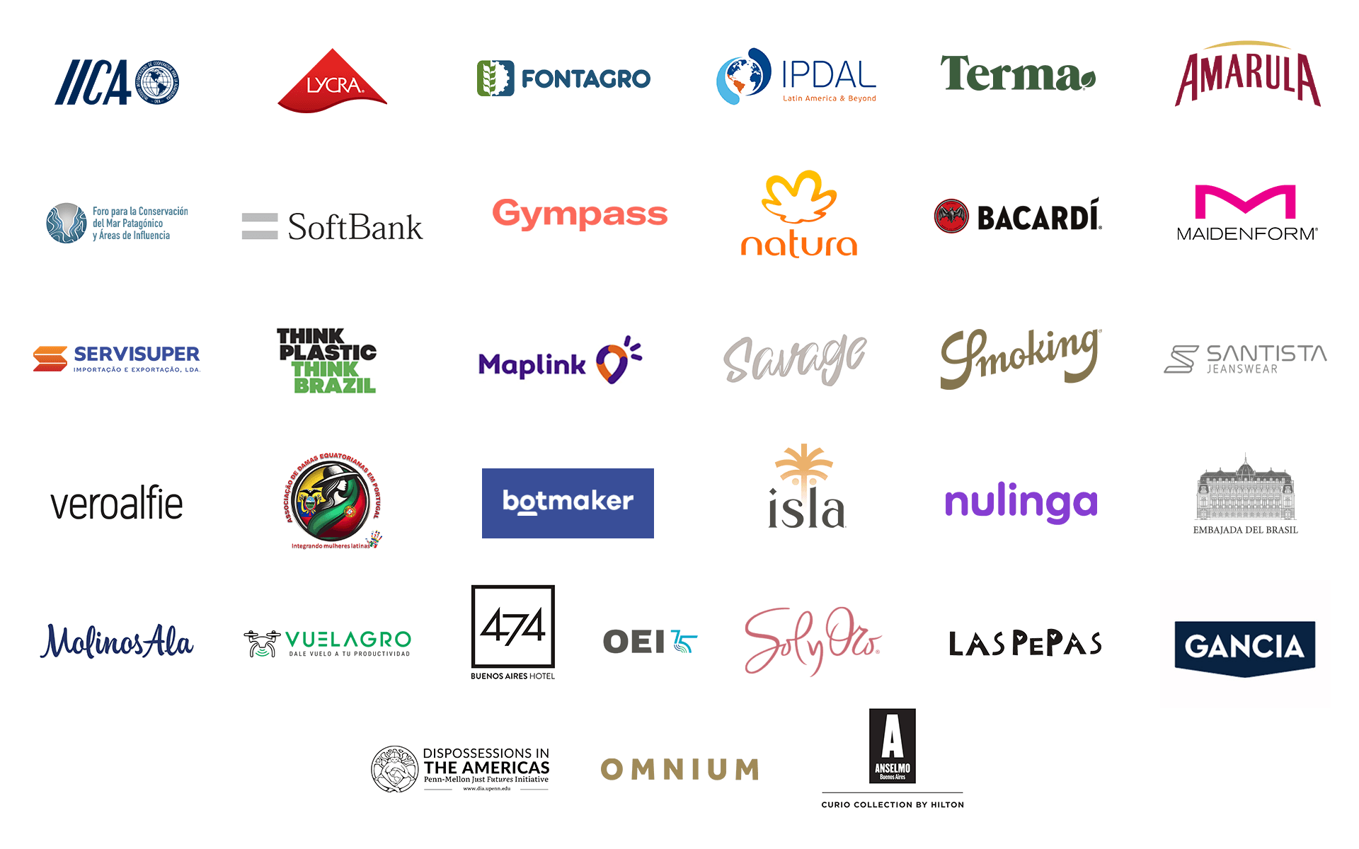 Logos de clientes que confian en La Ola