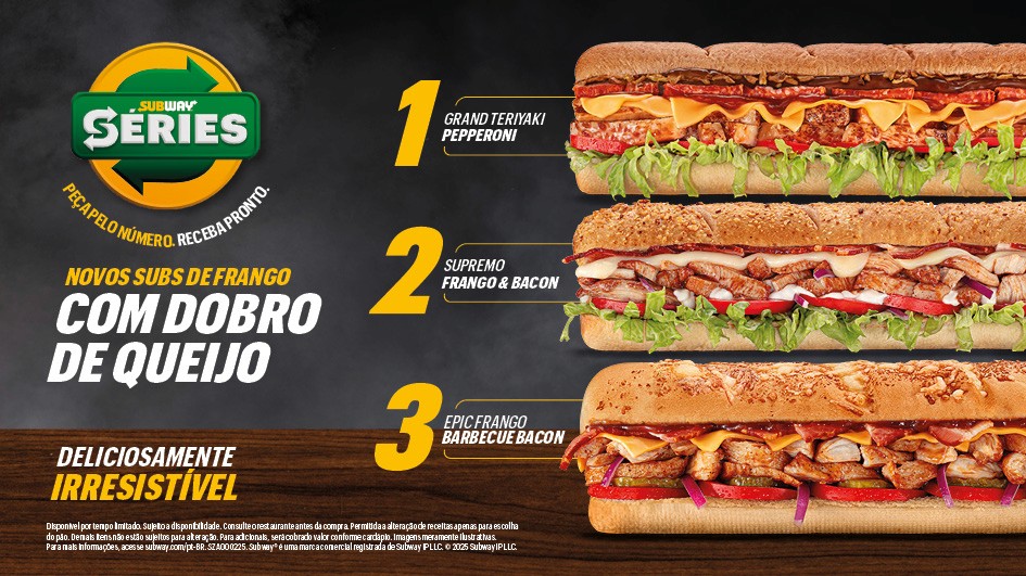 Subway lança plataforma de receitas prontas e conceito “peça pelo número”