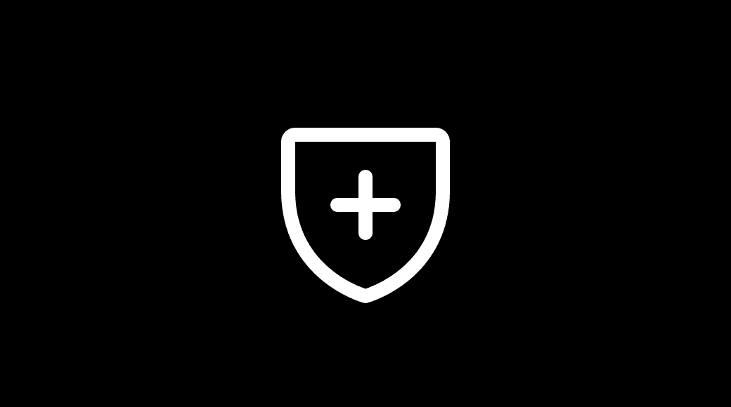 White accessibility icon featuring a stylized human figure inside a circle.