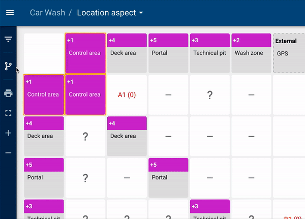 A GIF showing how to visualize data on System Engineering's software
