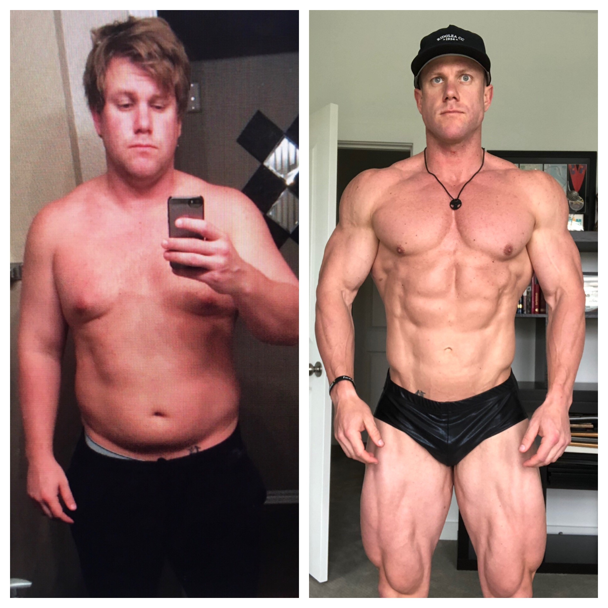 Corey Hartley, bodybuilding show prep client and verified Chasing Gains online coaching reviewer