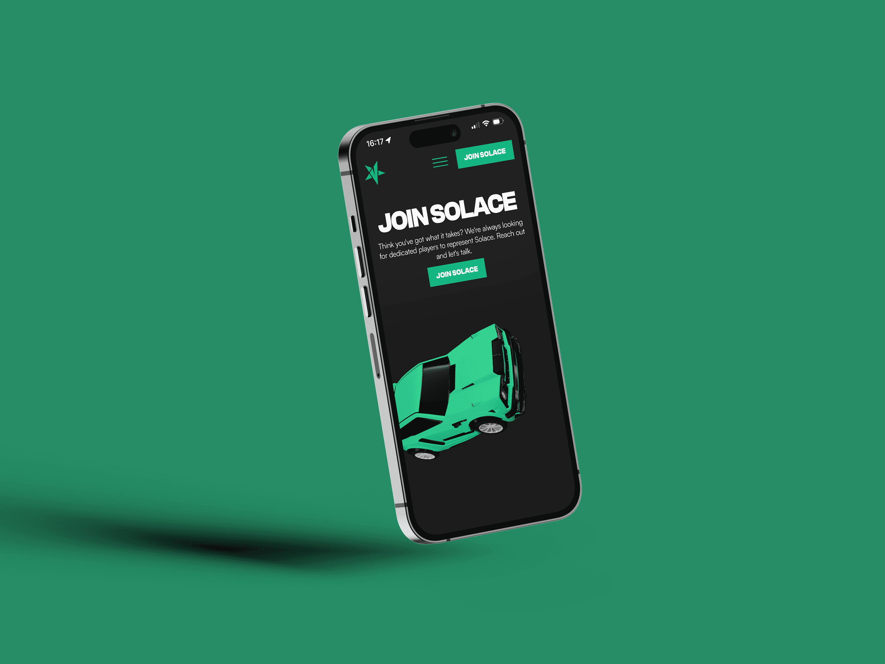 Solice Template Phone CTA Mockup