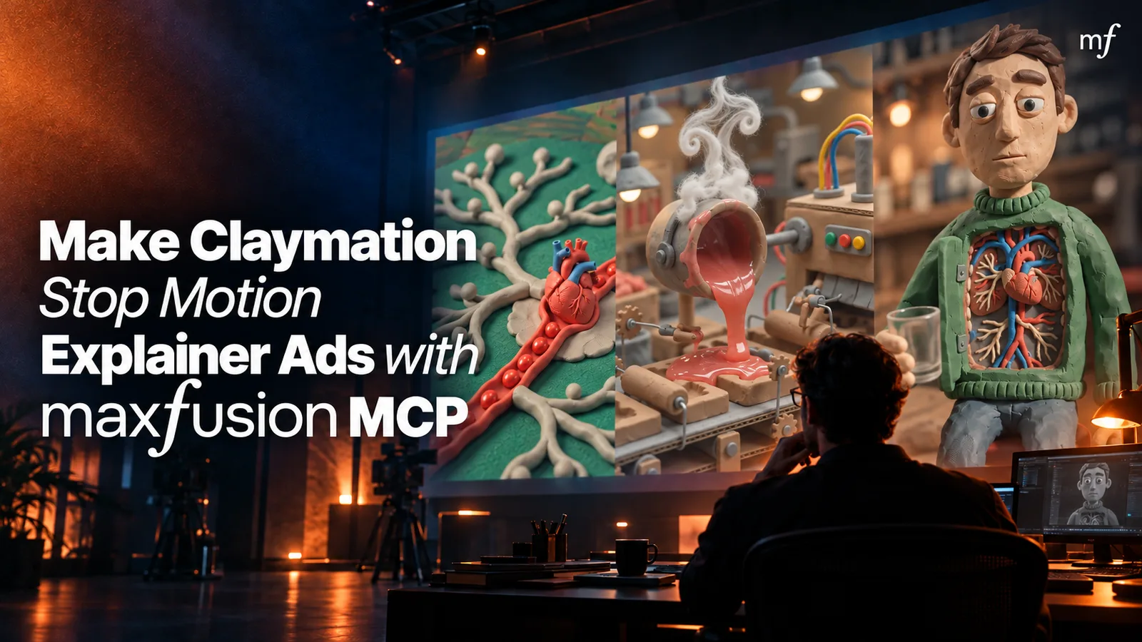 Claymation explainer ads with Maxfusion MCP