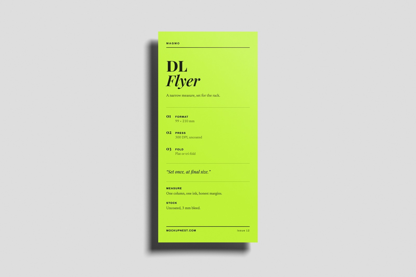 Mockups Digital | 85x55 Business Card Landscape Angled View