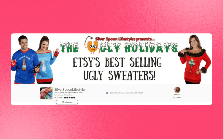 christmas etsy banner