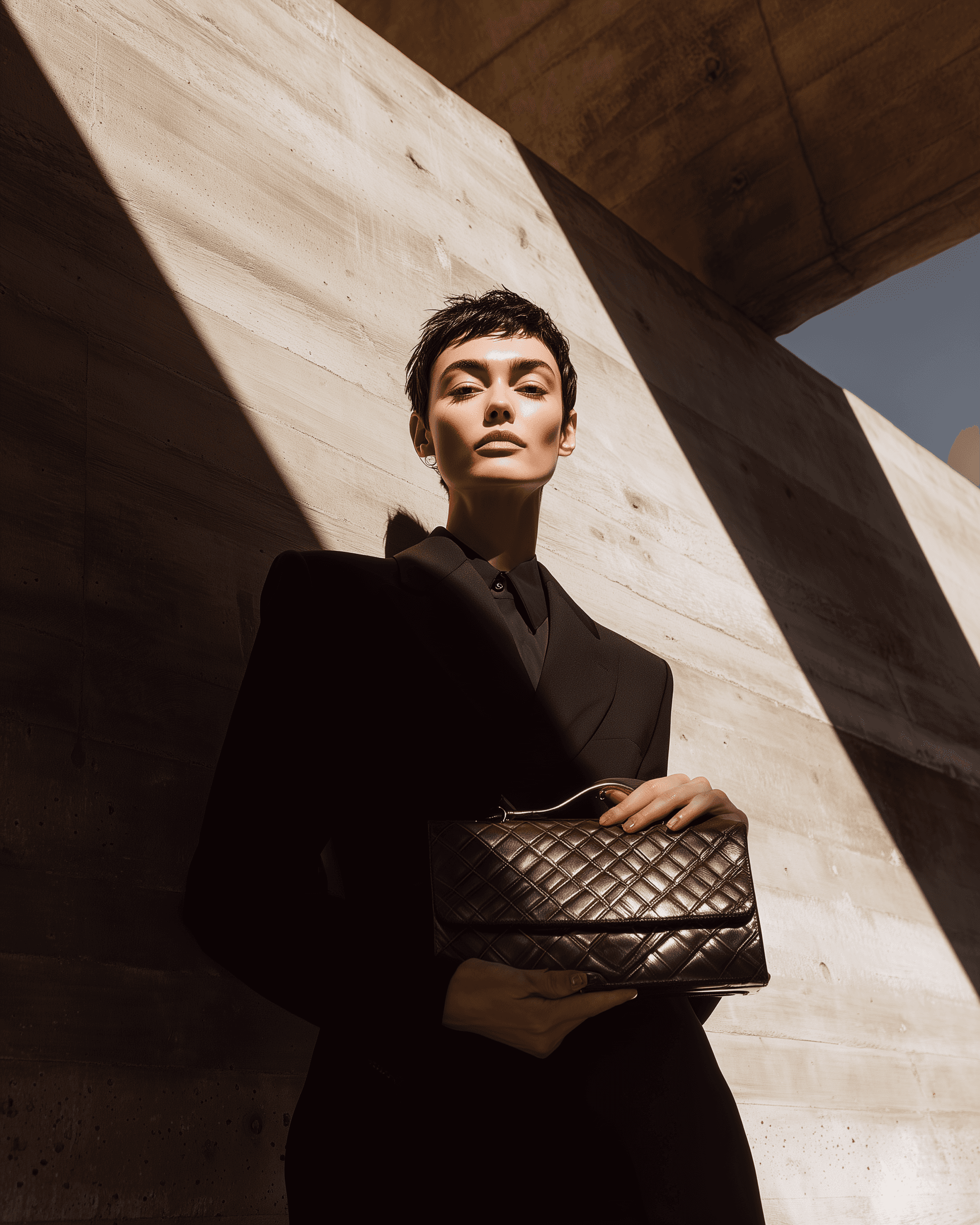 AI generated fashion editorial imagery