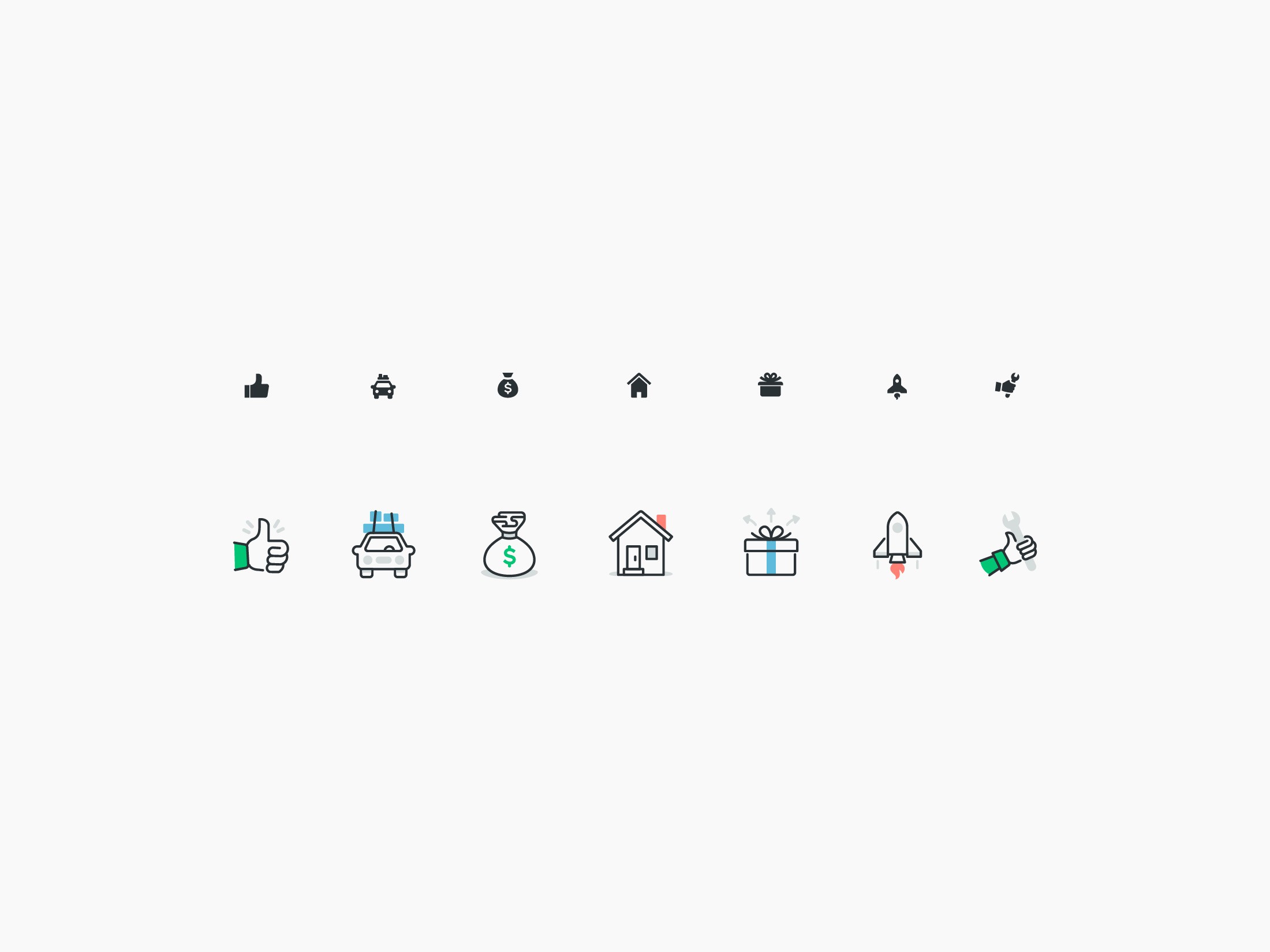 Turbotax Tiered Icon Design System