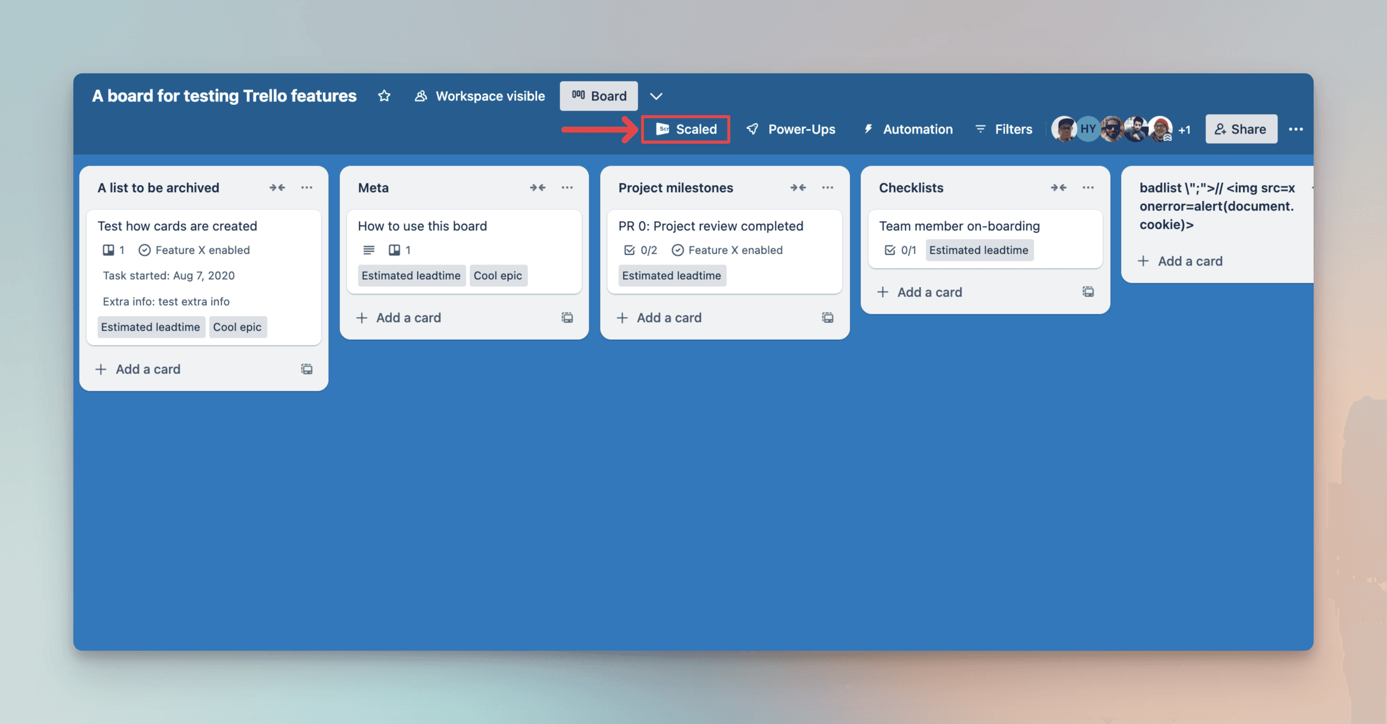 Trello UI