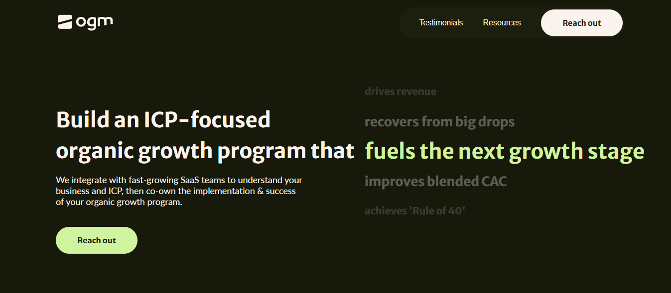 Organic Growth Marketing (OGM)