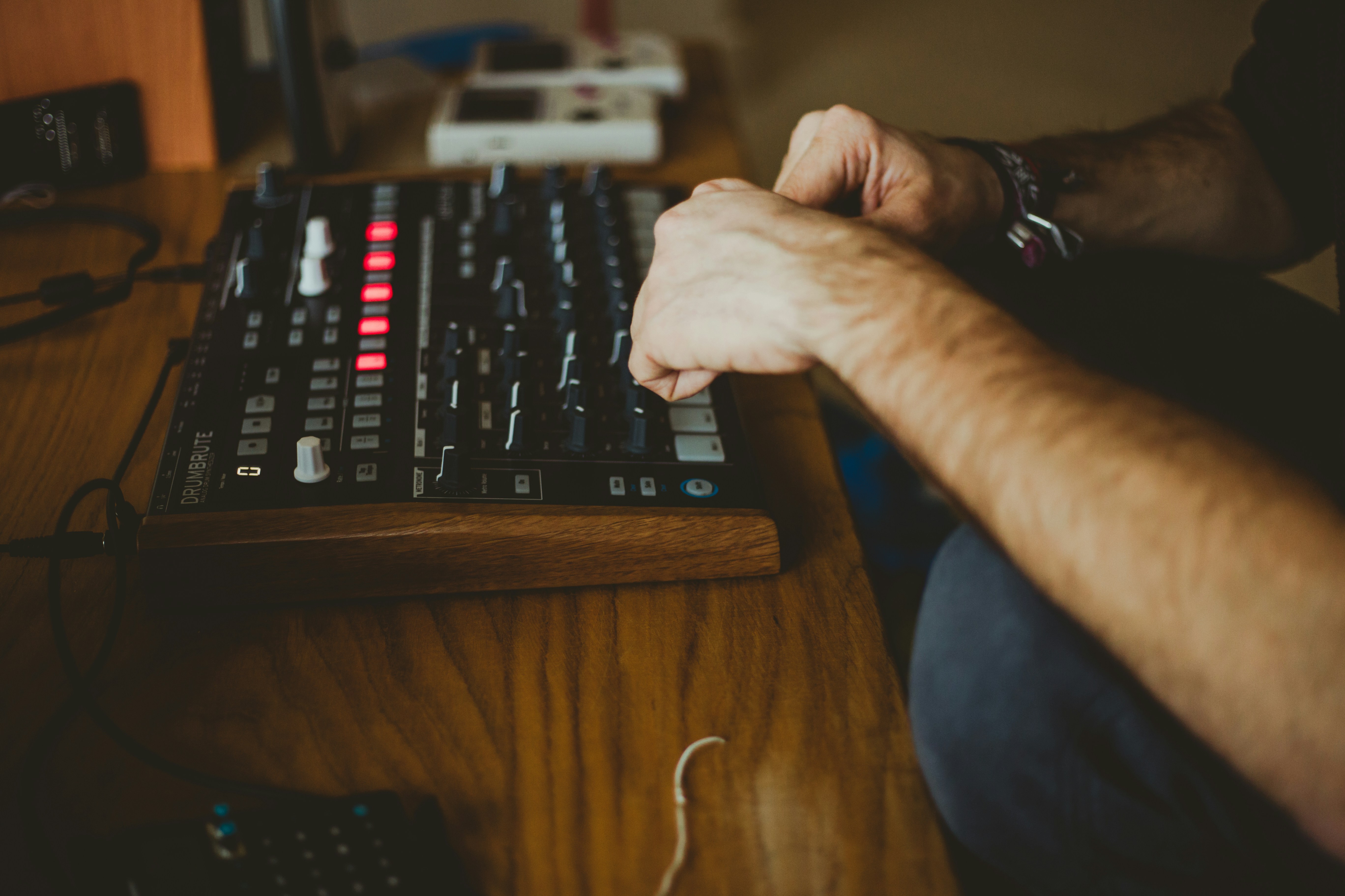 person playing music -  How to Make Trap Music