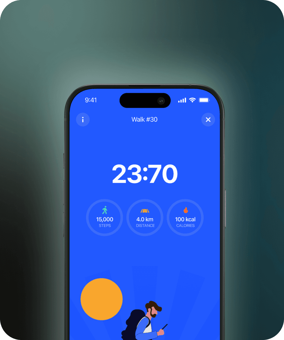 An iPhone displaying an app containing book covers