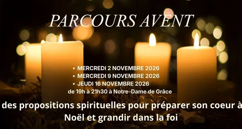 Affiche du parcours de l'Avent