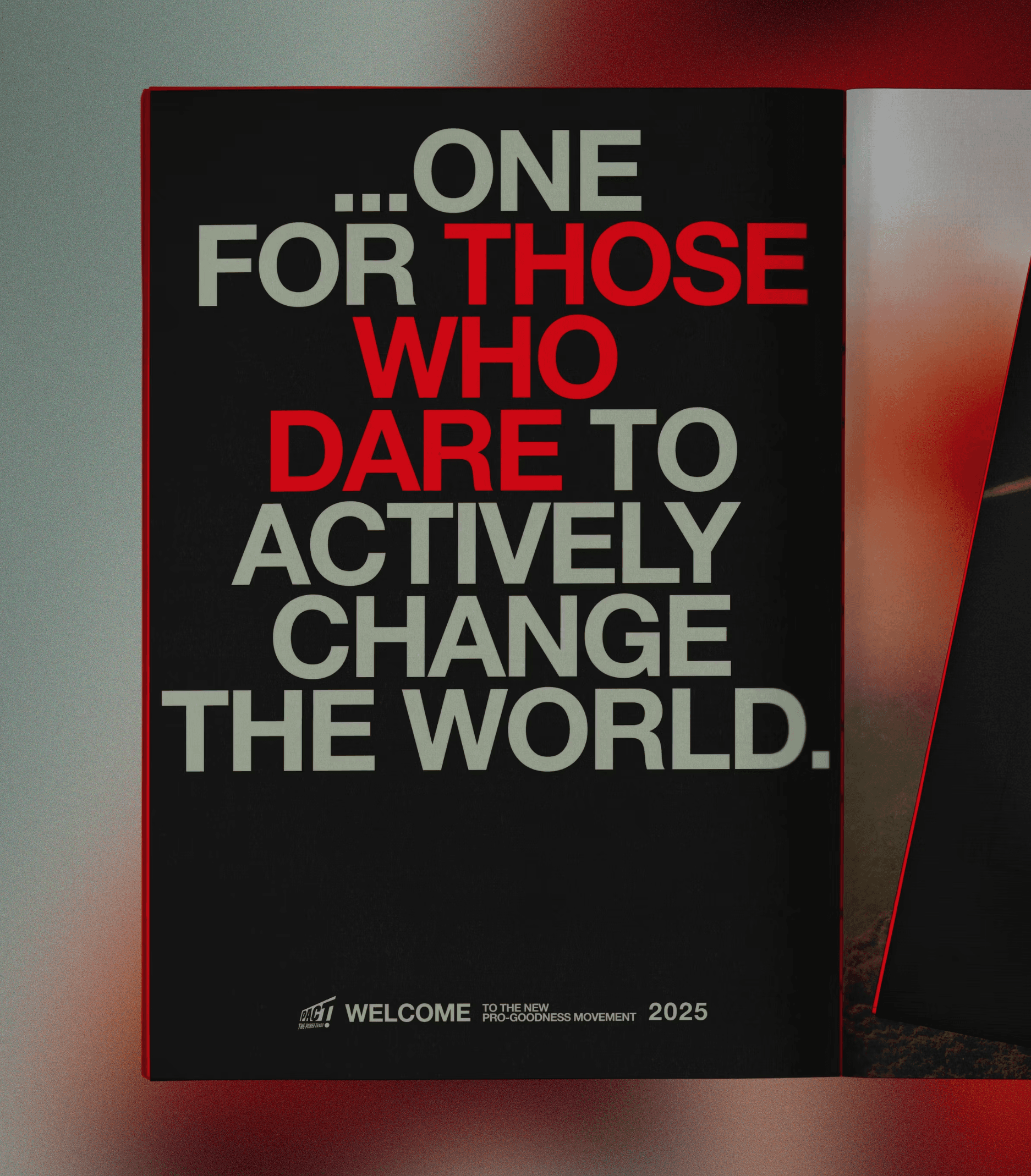 Batch.Works product catalogue book on a work top with a graphic printed image on the front