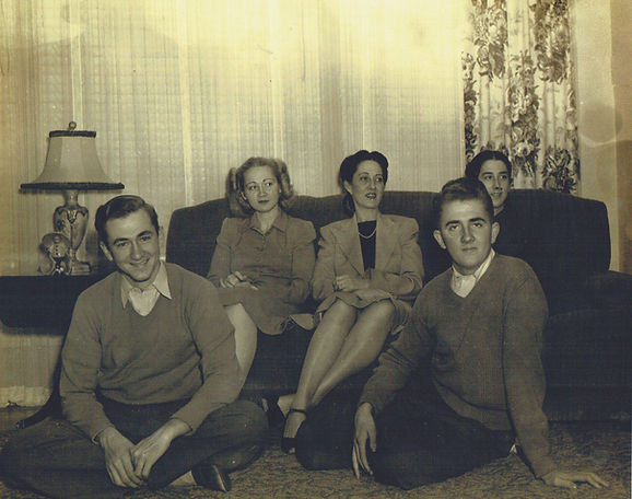 JOHN 11 San Francisco Early 1950’s Seated Xabi Aboitiz, Mike Aboitiz Seated Teresita Aboit
