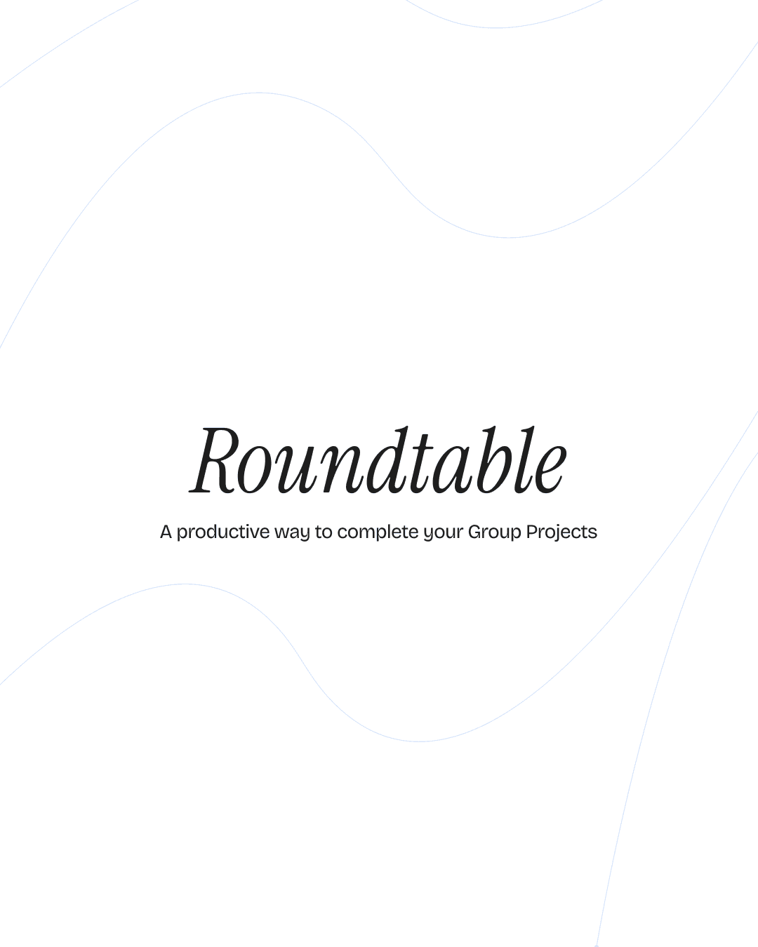 Roundtable logo with Tagline