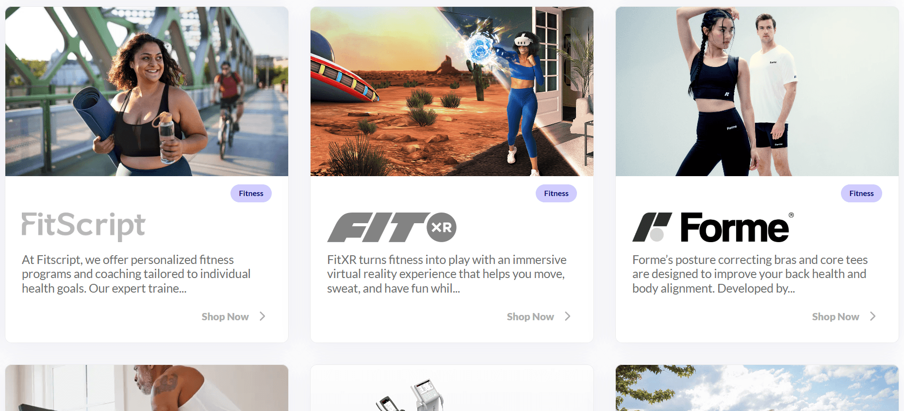 The Flex shop marketplace