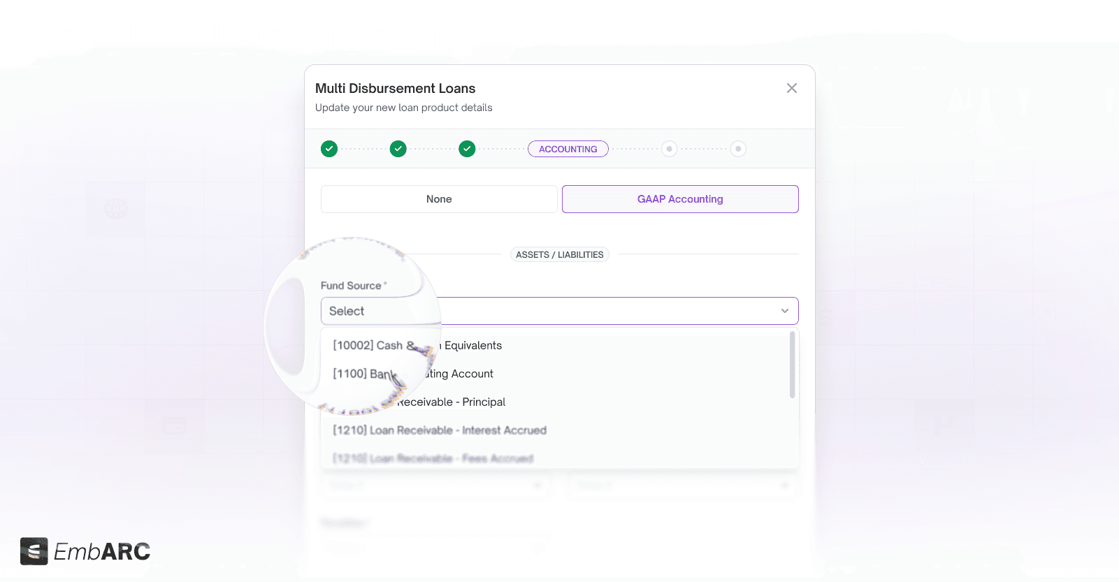 LendAPI Platform v3.1.4 - embARC - GL Mapping