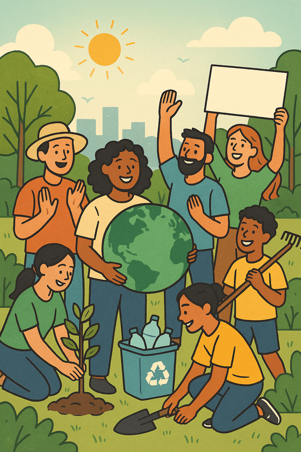 An illustration of people.