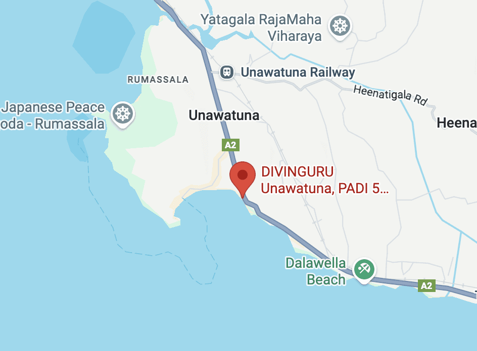 Divinguru scuba diving center sri lanka shop location