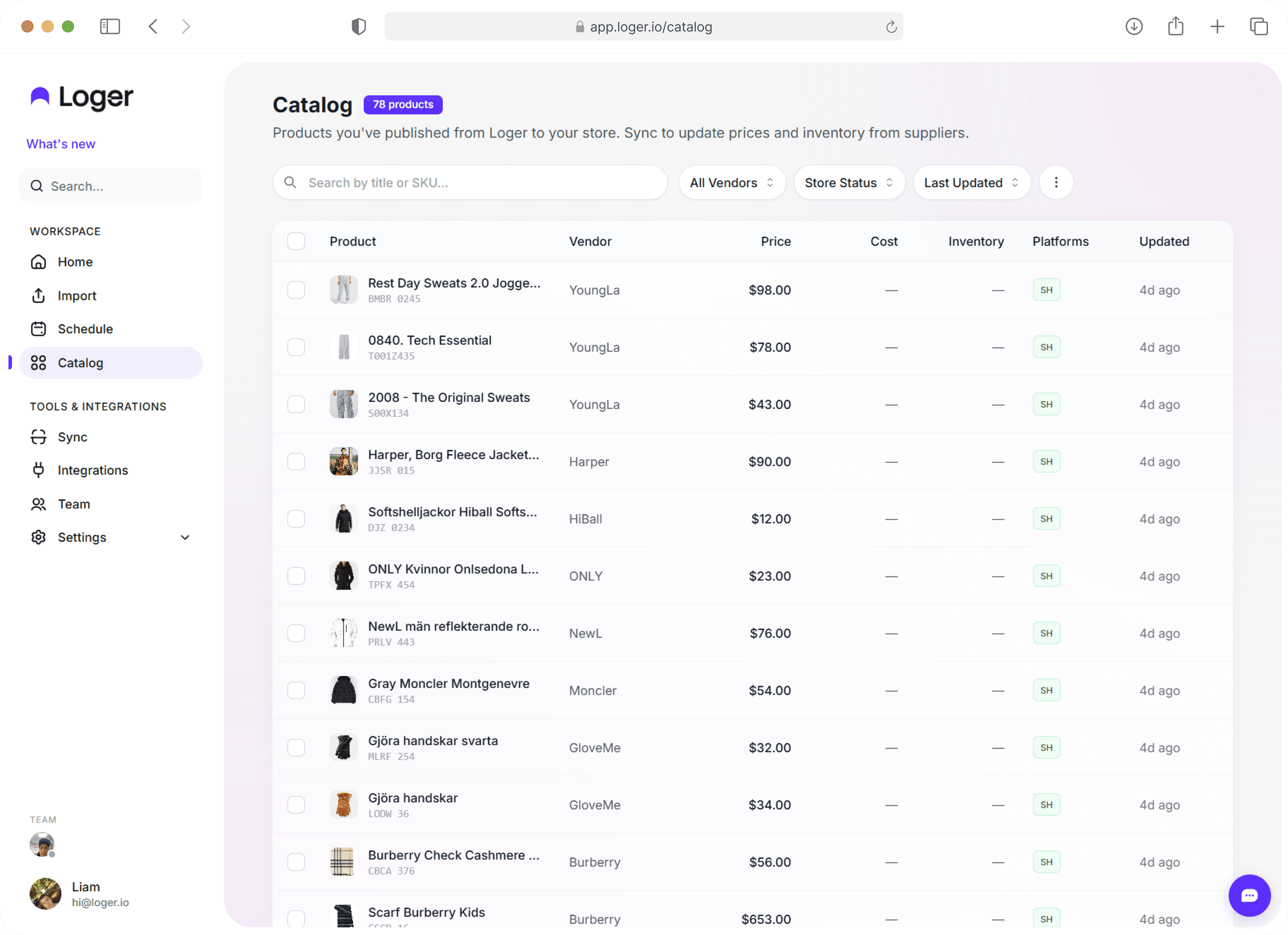 An image of Dreelio's dashboard