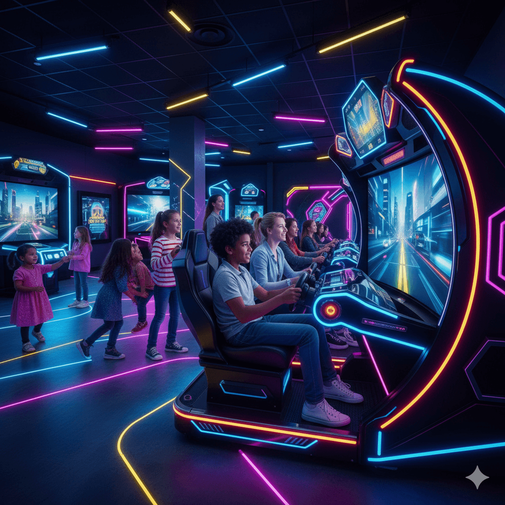 Family Entertainment Center (FEC) retail and leisure destination