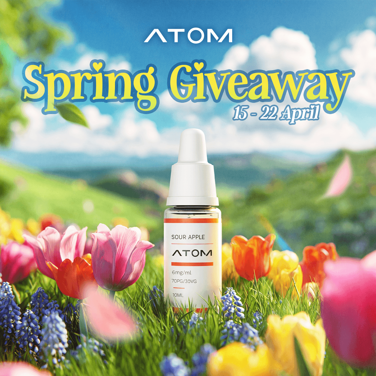 Atom Spring Giveaway Now Live