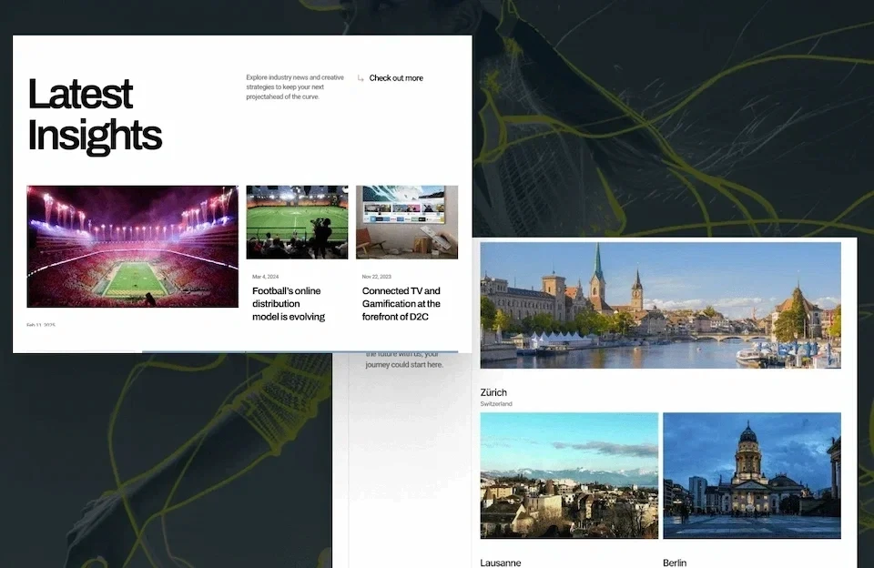 Brand identity and website hero mockup presented by Bright Studiosmage