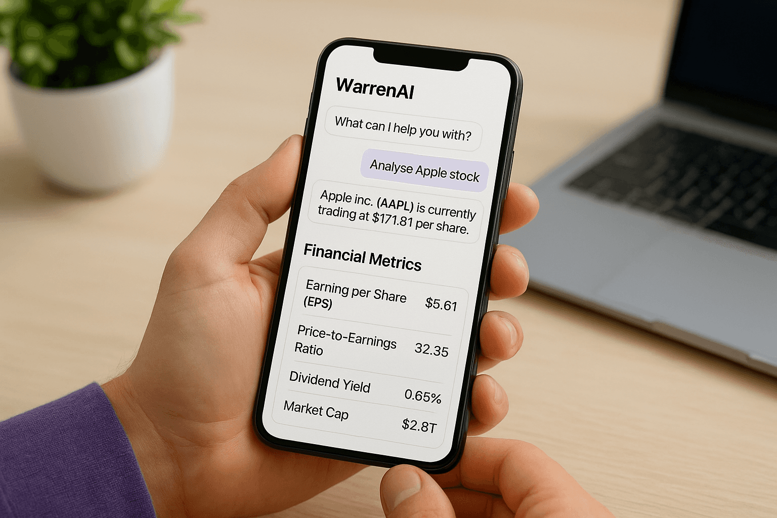 7. WarrenAI by InvestingPro