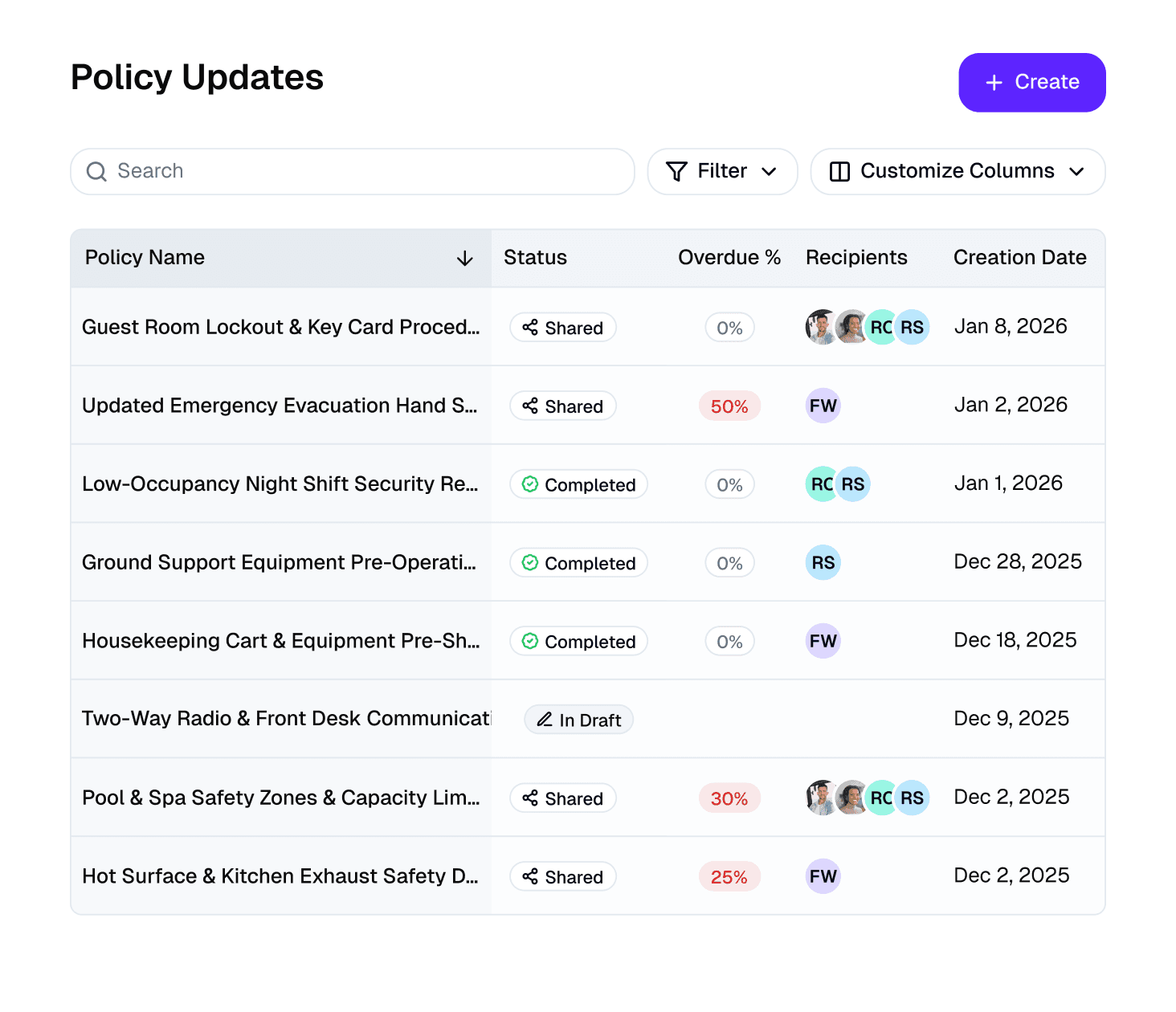 An image of Freelio's budget ui