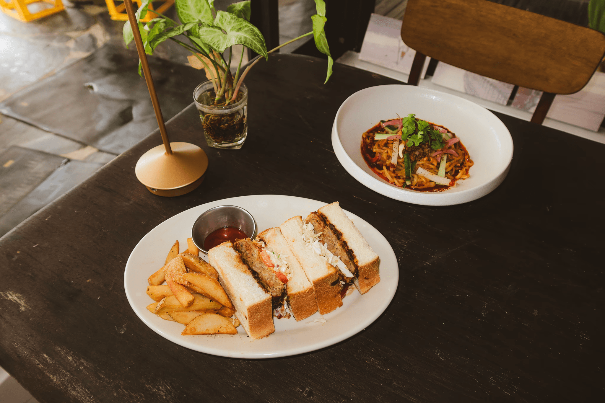 熱帶低氣壓 Low Pressure 台東東河 以在地食材製作的當季料理 炸豬排三明治