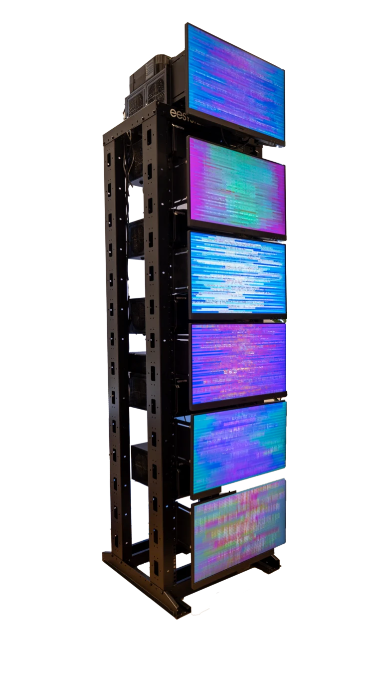 Abstract metalic shape