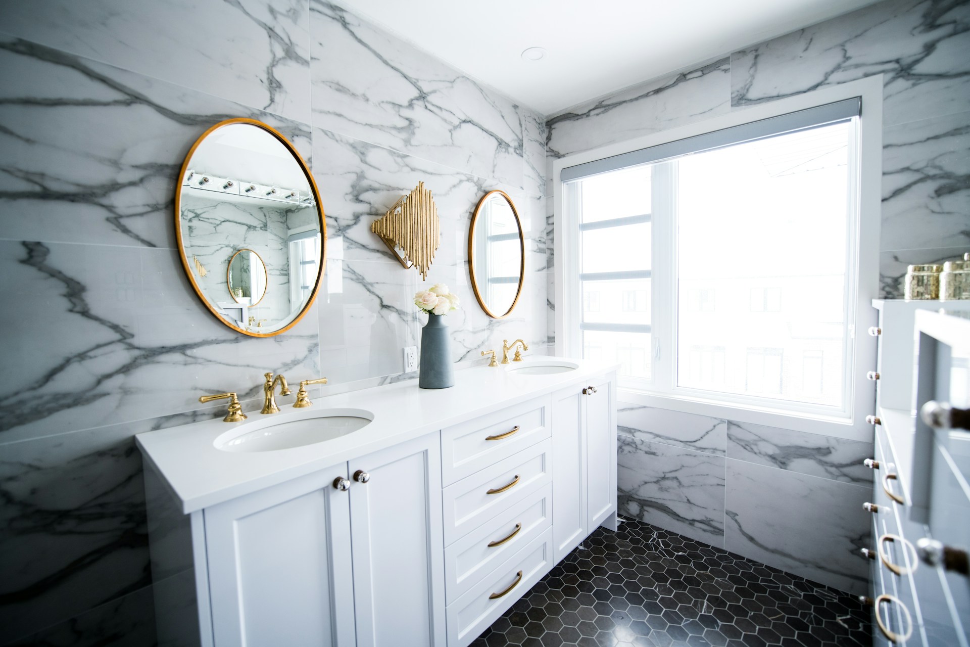 marble bathroom