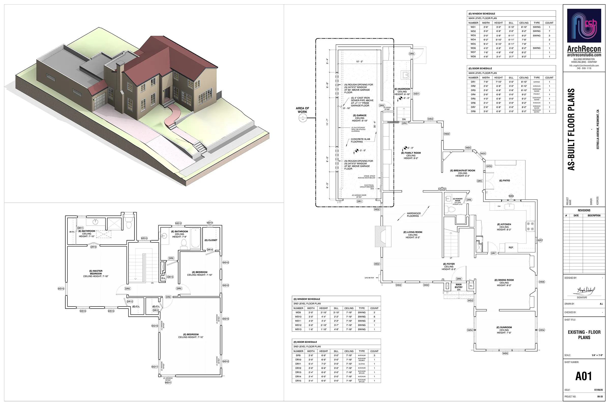 Estrella Avenue As-Built Document 01