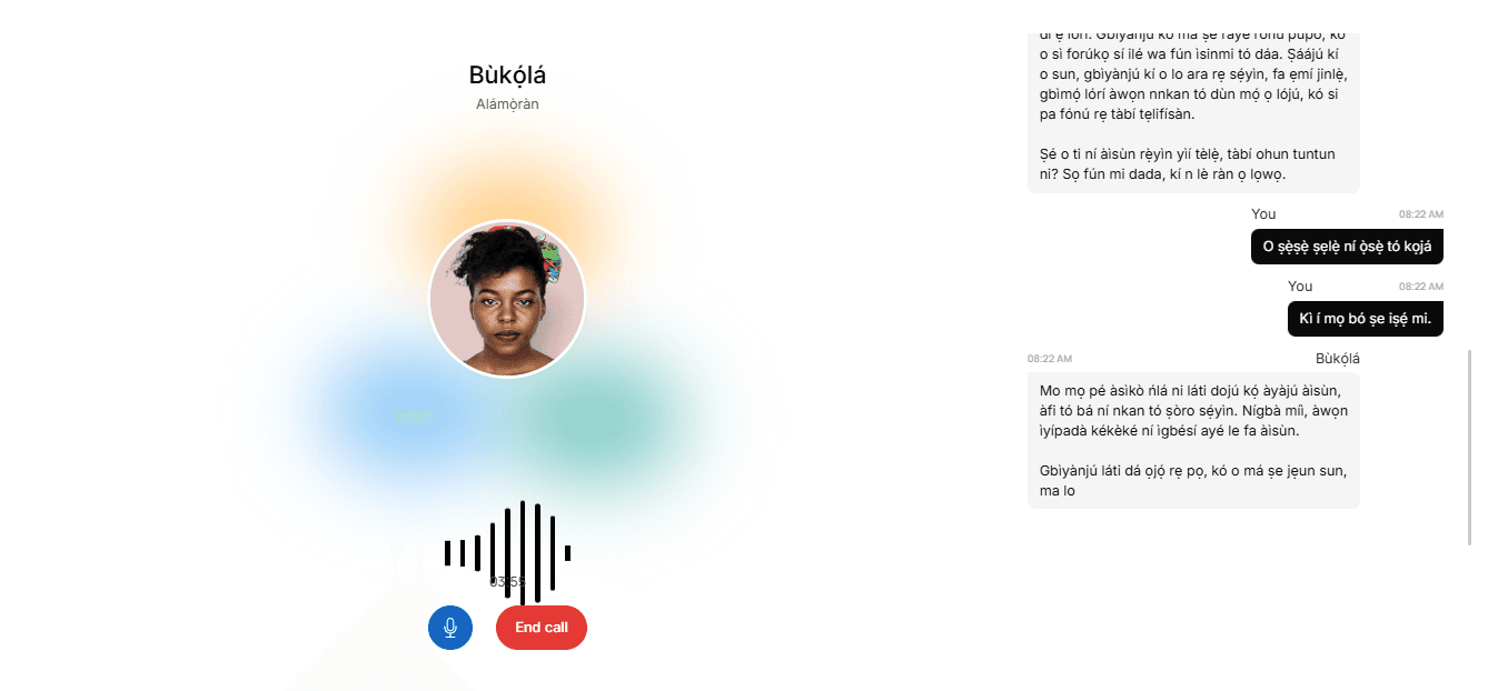 Spitch Agents Real-time Transcription