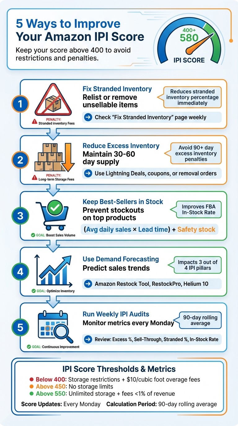 5 Steps to Improve Your Amazon IPI Score Above 400