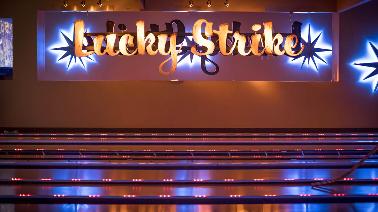 Lucky Strike bowling alley