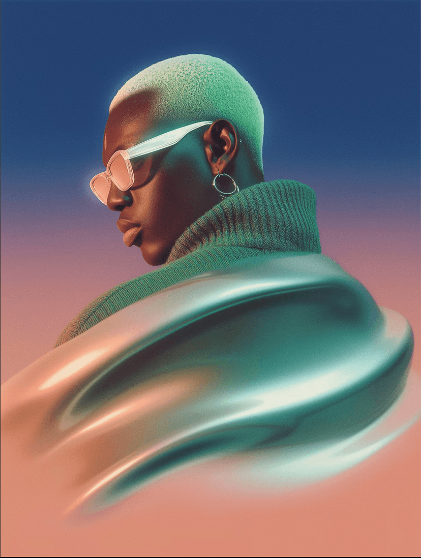 blurry portrait