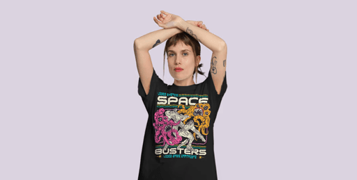 space videogame t shirt