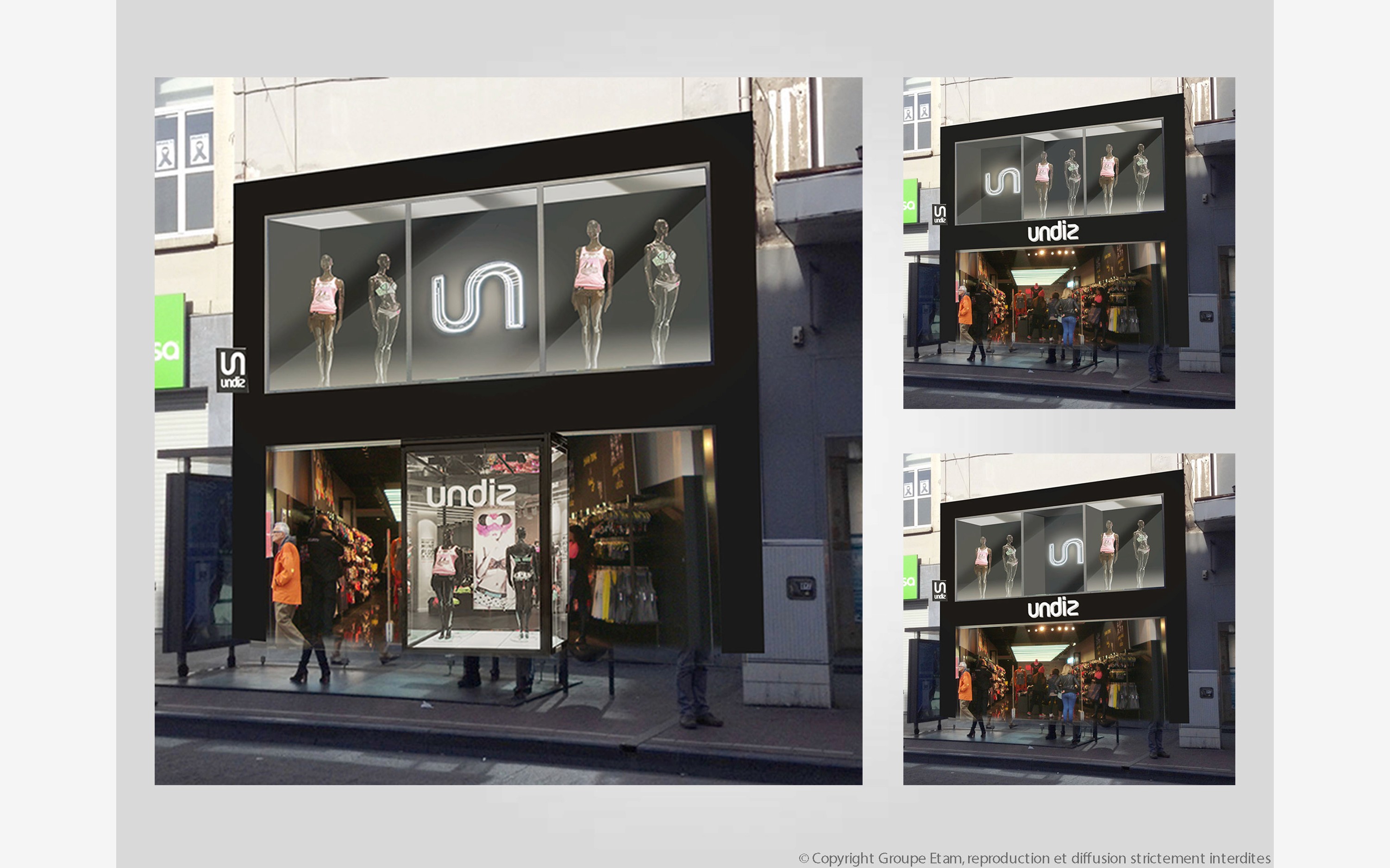 Etude de merchandising sur la base de photomontages