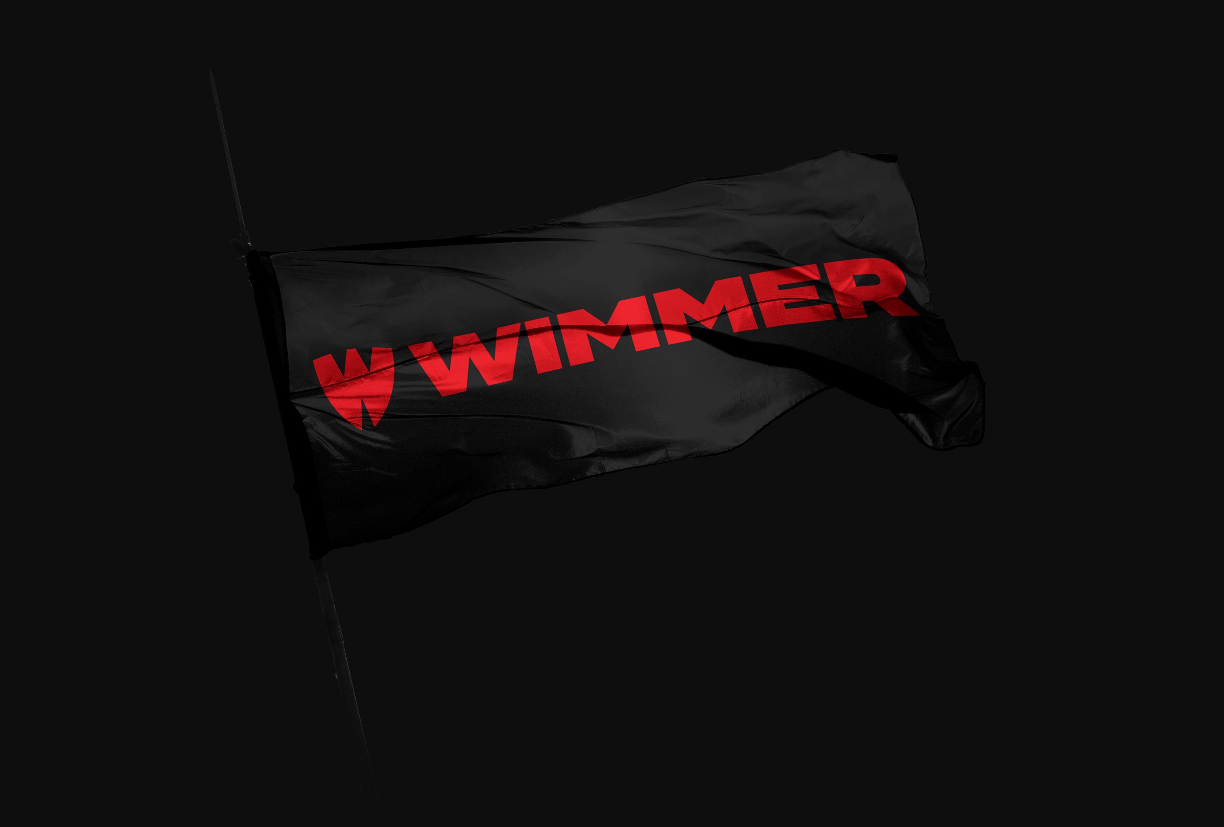 Neues, markantes Logo für den Wimmer Holzbau-Shop, das Handwerkstradition mit moderner Ästhetik verbindet.