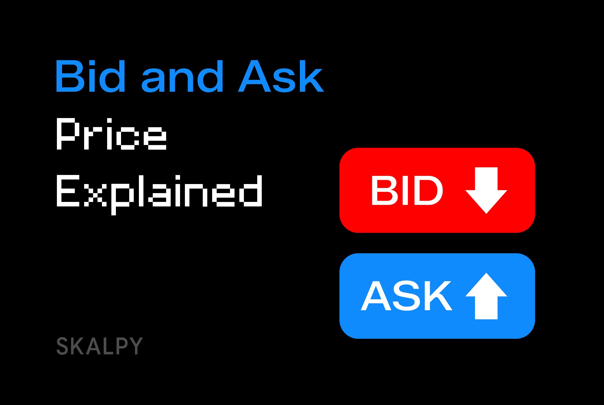 Cover image for the article “Bid and Ask Price Explained: Understanding the Spread in Trading” showing a trading screen with bid and ask prices highlighted and the spread visually marked between them.