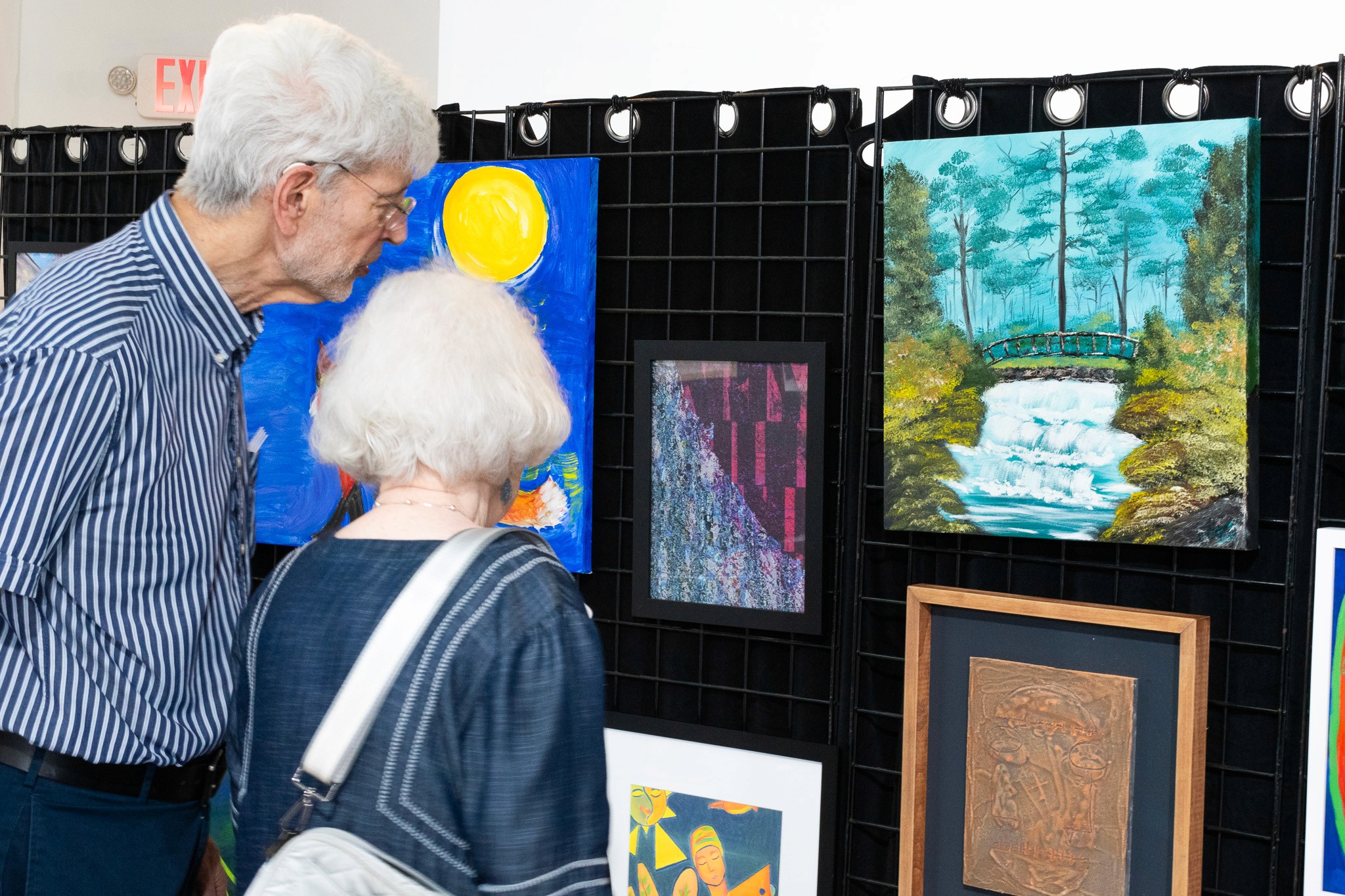 Studio Montclair "Party at the Rubbish Heap" poster 03 with two elderly onlookers