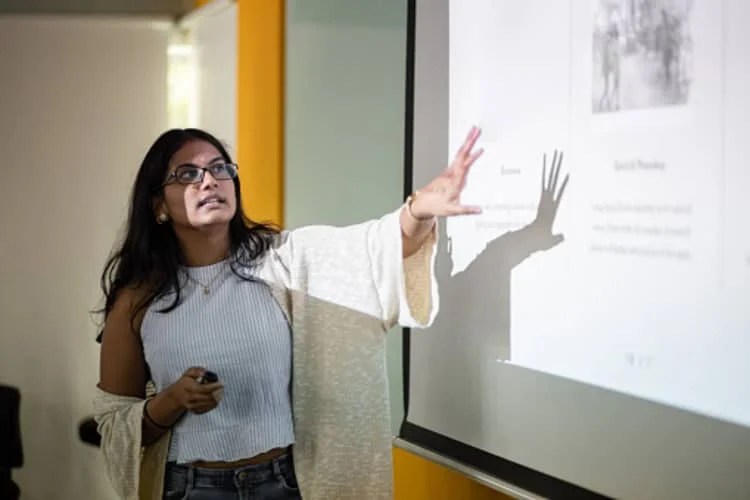 Informative speech as an assignment in a college speech class