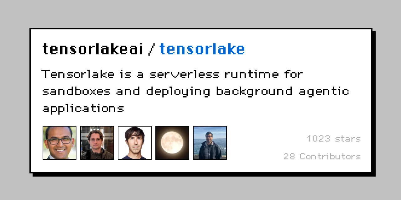 Tensorlake GitHub repository card