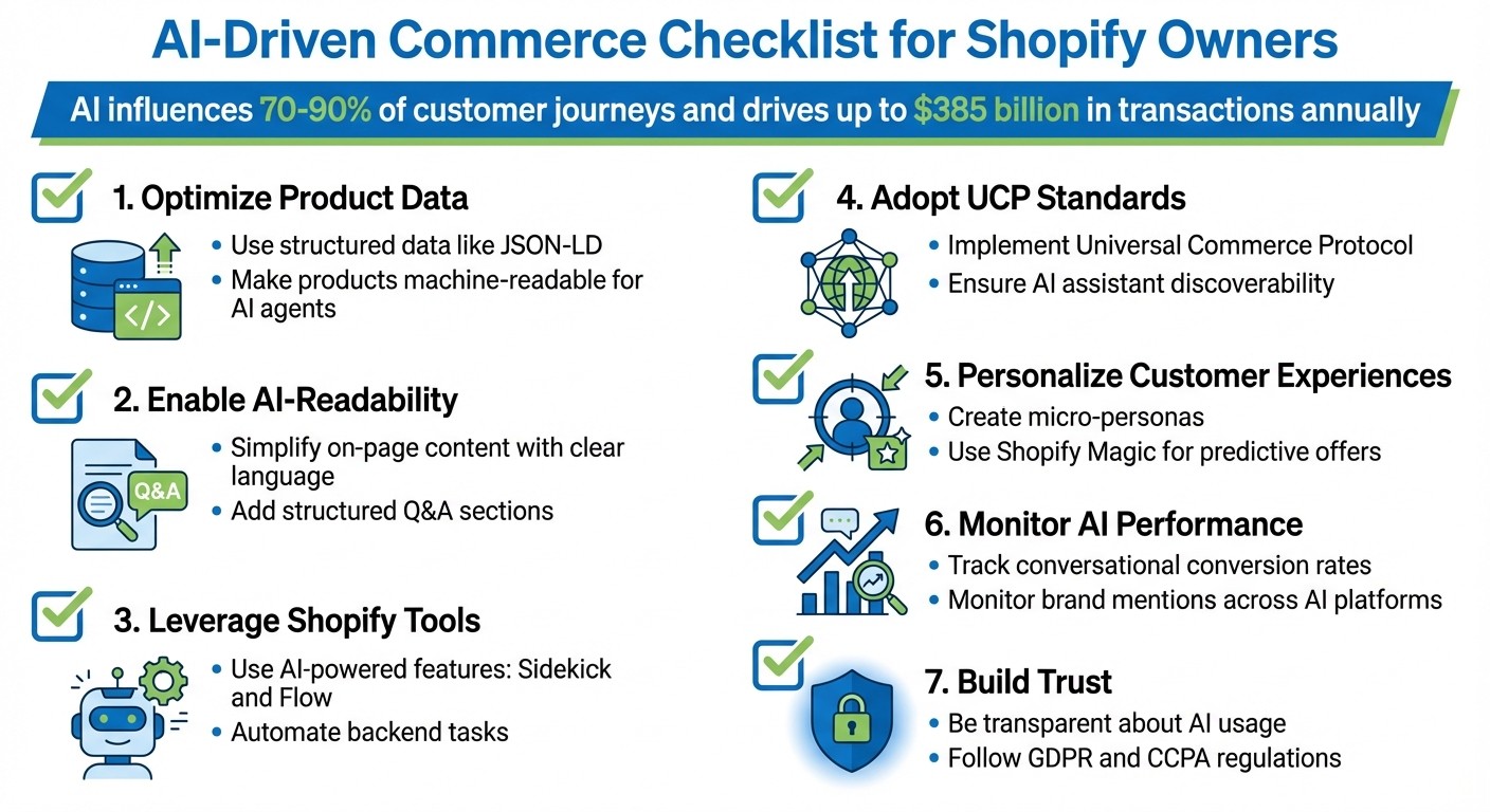 AI-Driven Commerce Checklist for Shopify Store Optimization